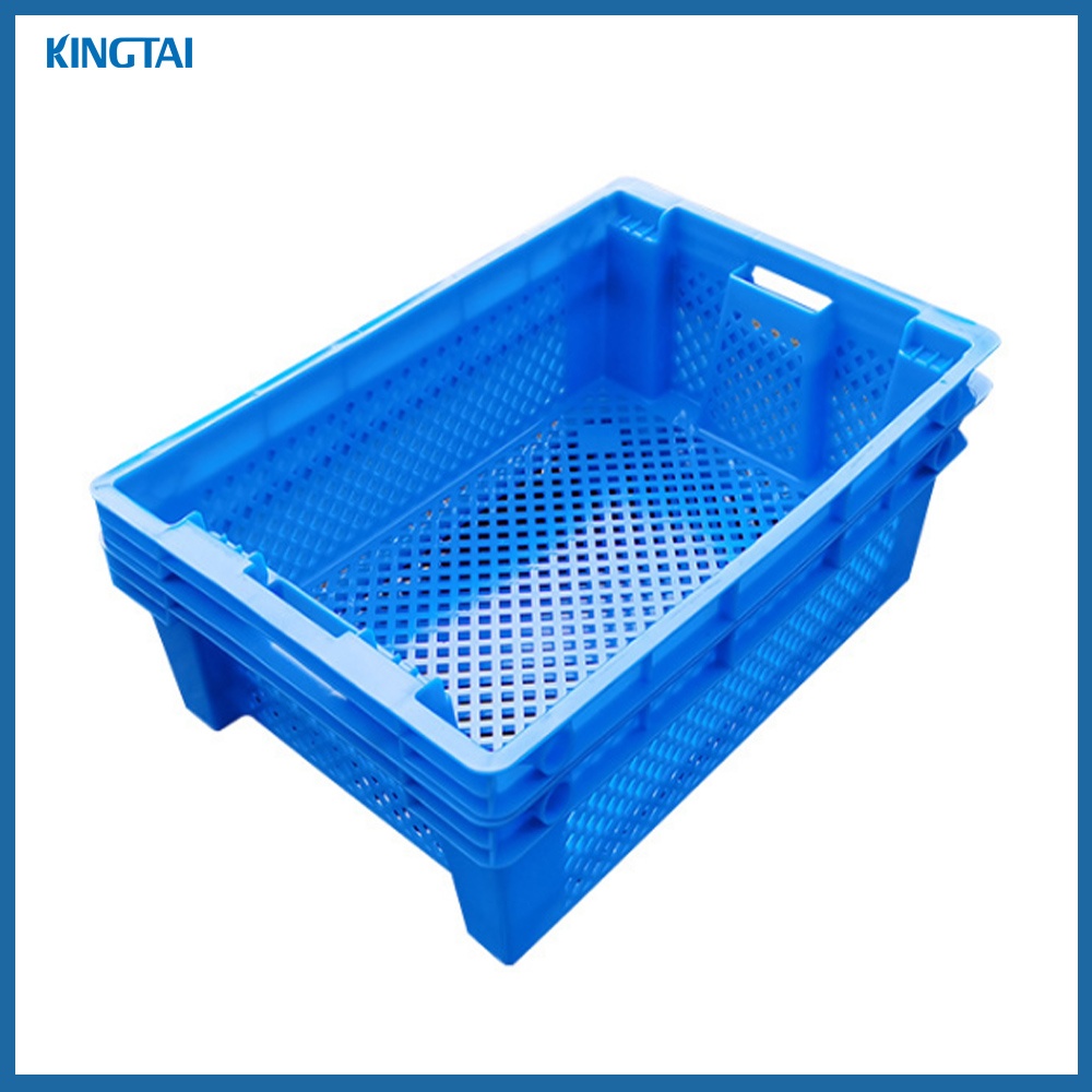 Stacking and Nestable Vented Plastic Crate