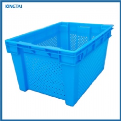 Stackable and Nestable Plastic Crate