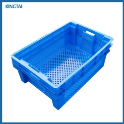 Stacking and Nestable Vented Plastic Crate