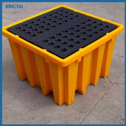 Big Spill Containment Pallet with 4 Barrels